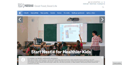 Desktop Screenshot of nestle.cz