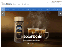 Tablet Screenshot of nestle.com.au