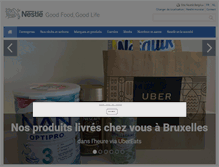 Tablet Screenshot of nestle.be