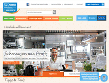 Tablet Screenshot of ernaehrungsstudio.nestle.de