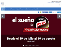 Tablet Screenshot of nestle.com.uy