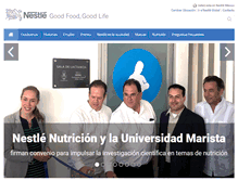 Tablet Screenshot of nestle.com.mx